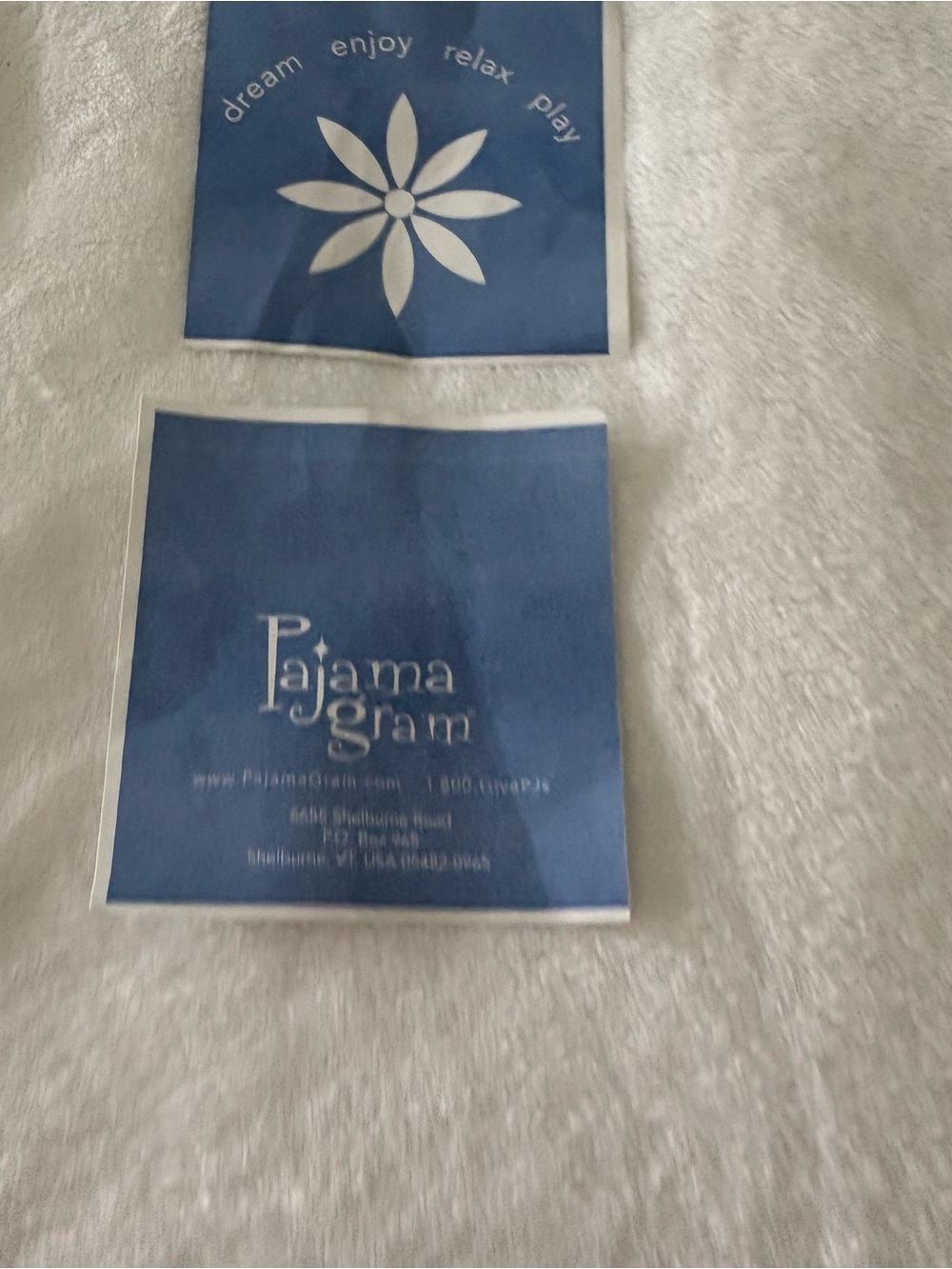 PajamaGram Cream Plush Wrap Scarf - Cozy Bedtime Accessory